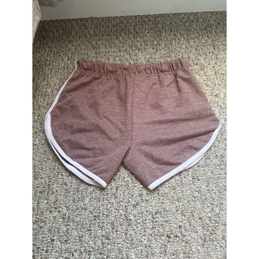 Sunsations Womens Youth Large Cotton Blend Pink Beach Shorts - Picture 2 of 3